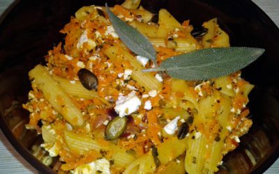 Sütőtökös fetás tészta