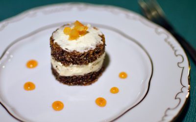 Mini máktorta narancsos krémmel