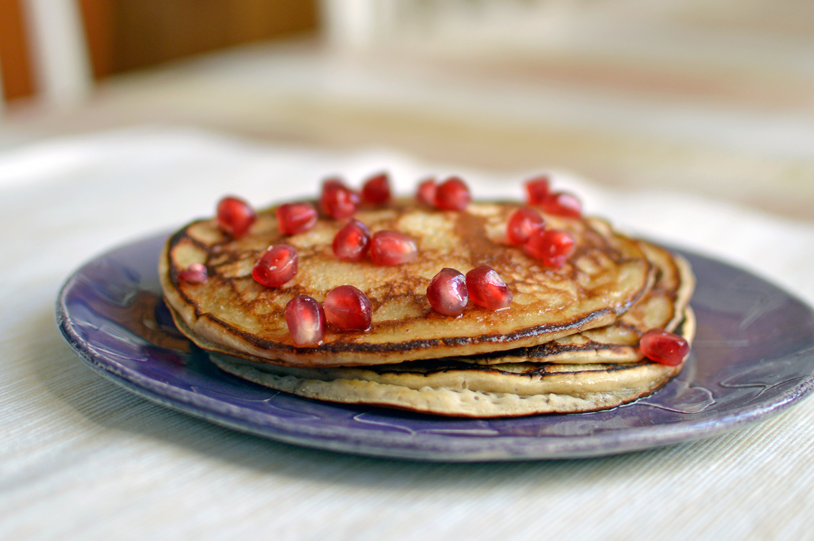 zabpalacsinta Banános zabpalacsinta gránátalmával